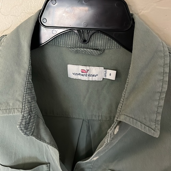 Vineyard Vines Sleeveless Margo Dress (Sage Olive) - Size 8 - Picture 5 of 11